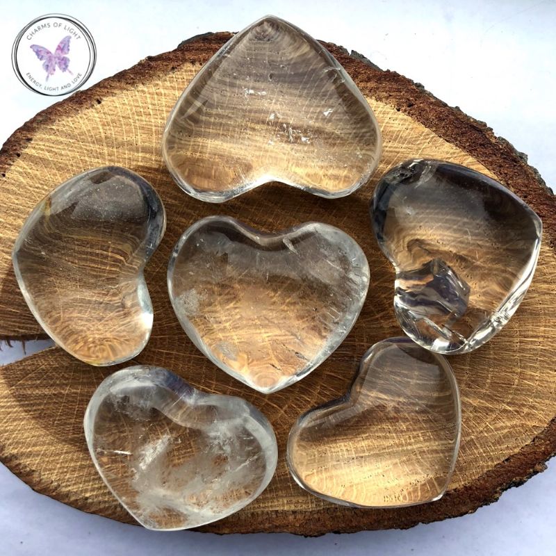 Clear Quartz Heart - X-large